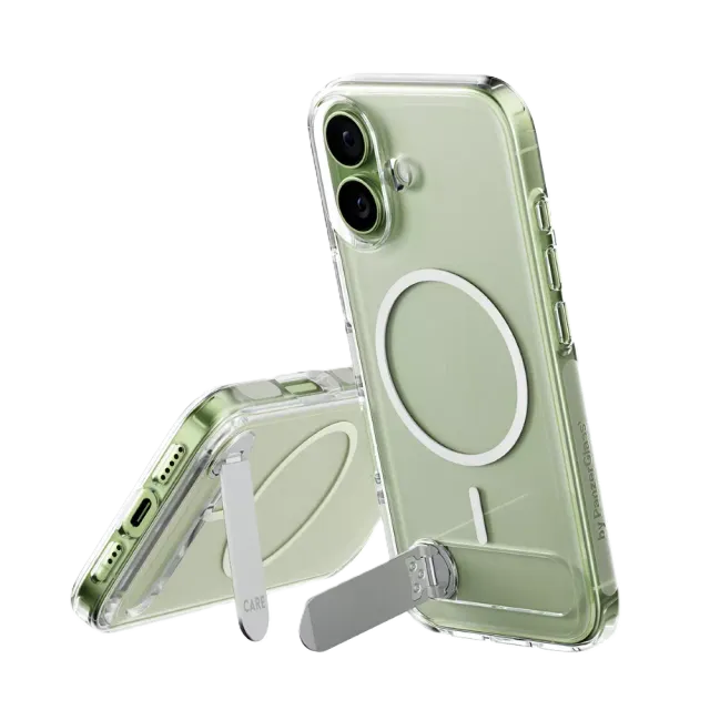 PanzerGlass CARE Feature Case Kickstand & MagSafe iPhone 17 Transparent