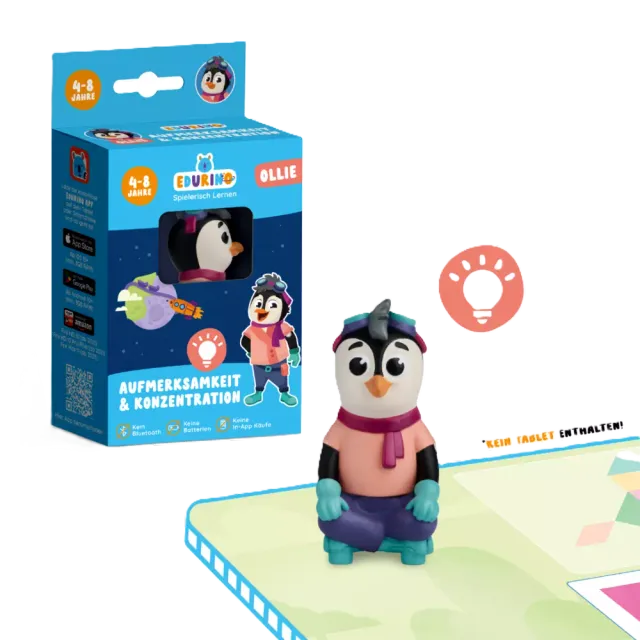 Edurino Figur Ollie - Aufmerksamkeit & Konzentration Bunt