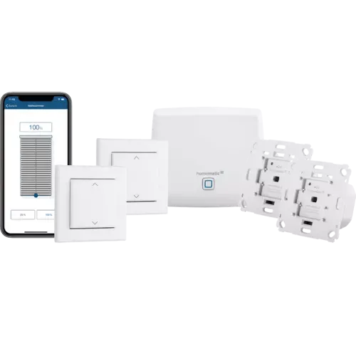Homematic IP Smart Home Starter Set Beschattung Weiß