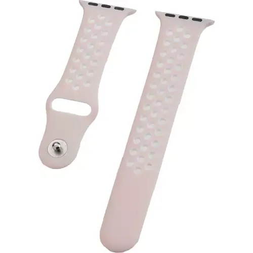 Peter Jäckel WATCH BAND Apple Watch 41/40mm (Series 4 - 9)/ 38mm (Series 1 - 3) Silicon Dual Cream Nude