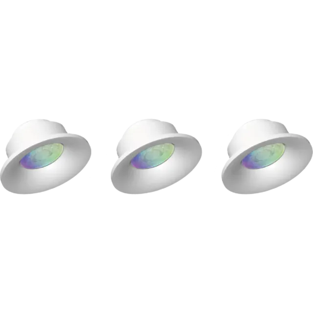 tint Spotlights, white+color, 3x, Weiß