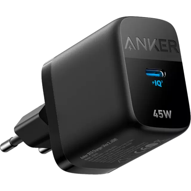 Anker 313 Charger (45W), PD/PPS Schwarz