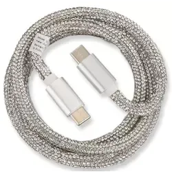 Peter Jäckel Glamour USB Data Cable Typ-C Typ-C mit Sync- und Ladefunktion