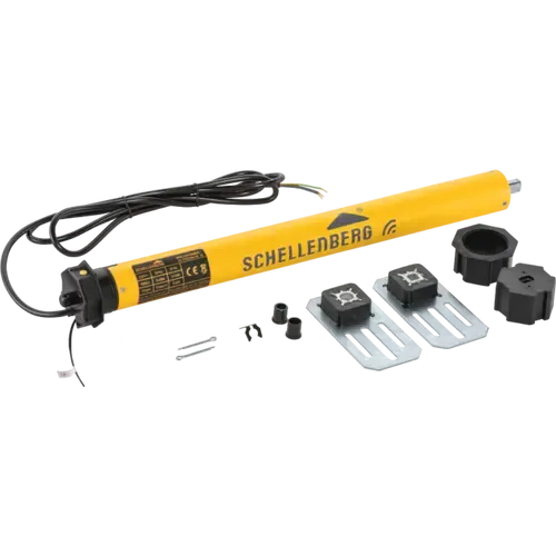 Schellenberg Funk-Rolladenmotor PREMIUM 10Nm Mini Gelb