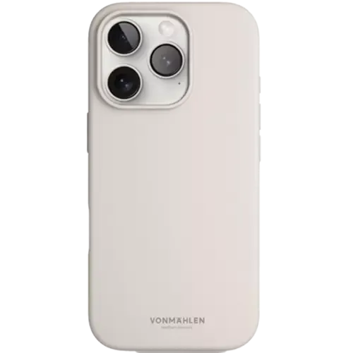 Vonmählen Soft Silicone Case iPhone 16 Pro Max cream