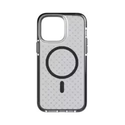 Tech21 Evo Check Case Kompatibel mit MagSafe für iPhone 14 Pro Max Schwarz
