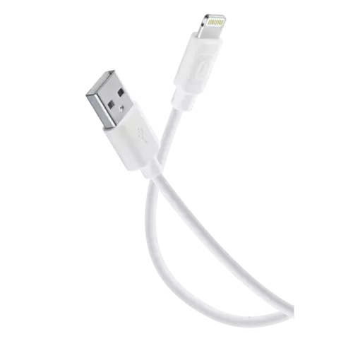 Cellularline Power Data Cable 1,2 m USB-A/ Lightning Weiß