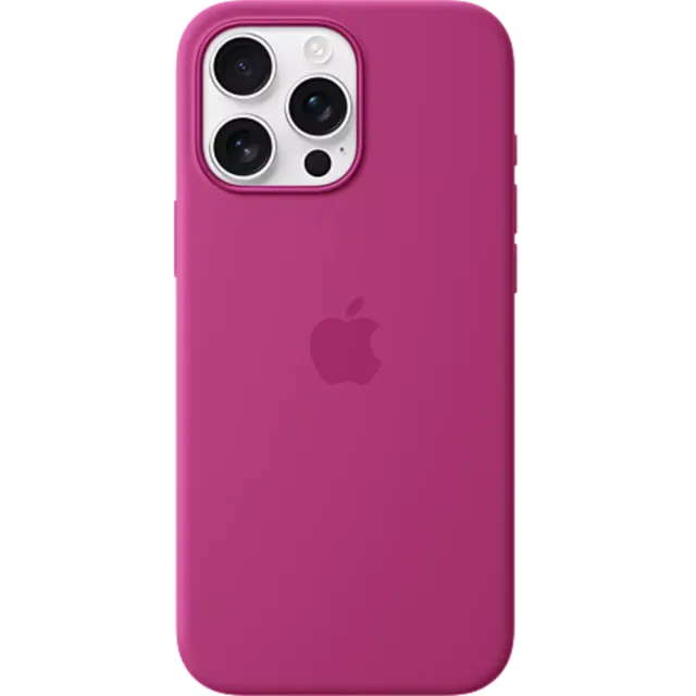Apple Silikon Case iPhone 16 Pro Max Fuchsia