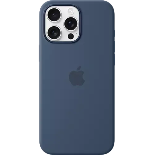 Apple Silikon Case iPhone 16 Pro Max Denim