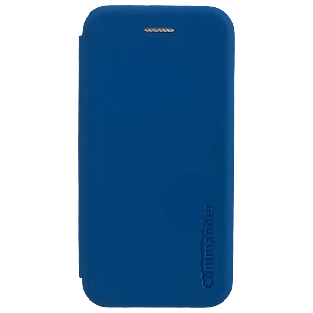 Peter Jäckel Book Case CURVE Apple iPhone SE (2022)/ SE (2020)/ 8/ 7 Soft Touch Maritim Blau