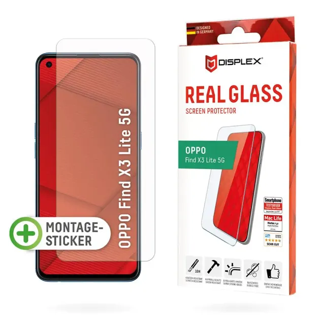 Displex Real Glass Oppo Find X3 Lite 5G Transparent