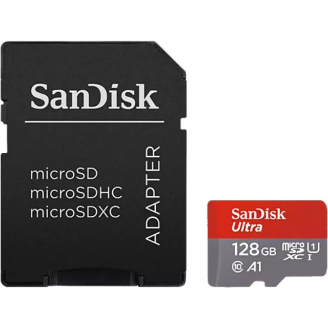 SanDisk microSDXC Card Ultra + SD-Adapter Schwarz