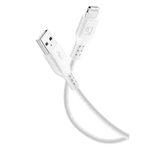 Cellularline Power Data Cable 2m USB-A/ Lightning Weiß