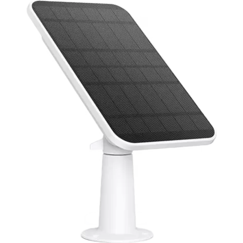 eufy Security eufyCam Solar Panel, effizientes 2.6W Solarpanel für eufyCam, IP65 Wasserschutzklasse Weiß