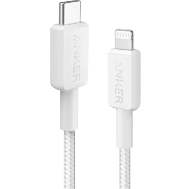 Anker USB-C auf Lightning Kabel 180cm Weiß