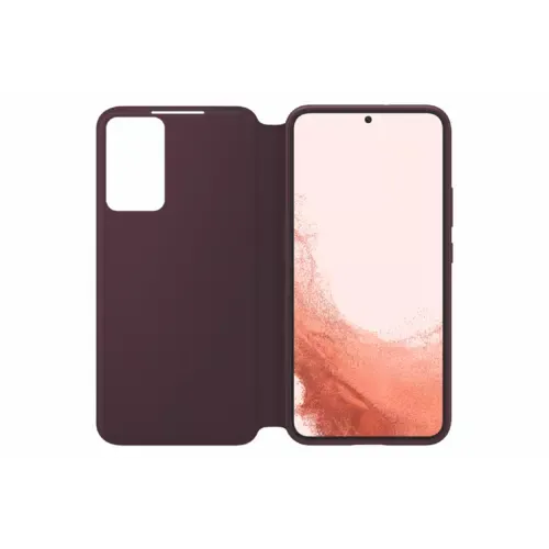 Samsung Galaxy S22+ Smart Clear View Cover Burgunder