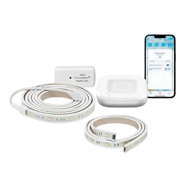 Homematic IP Starter Set Lightstrip Set 2m+1m Bunt