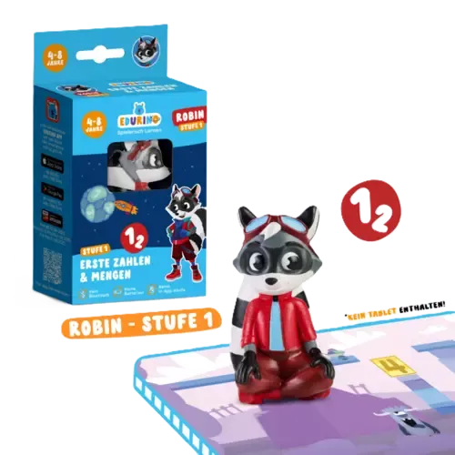 Edurino Figur Robin 1 - Zahlen & Mengen Bunt