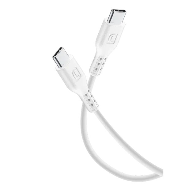 Cellularline Power Data Cable 1,2 m USB Typ-C/ Typ-C Weiß