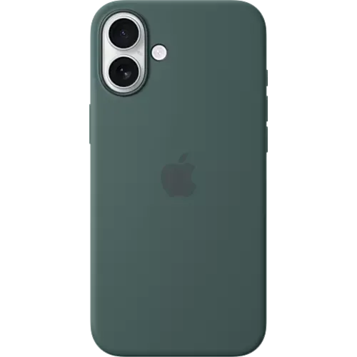 Apple Silikon Case iPhone 16 Plus Seegrün