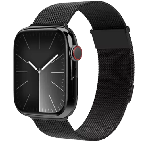 Vonmählen Milanese Loop 2 44 mm | 45 mm | 46 mm | 49 mm one size Black