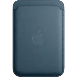 Apple iPhone Feingewebe Wallet Pazifikblau