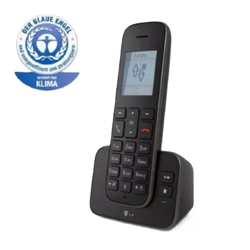 Telekom Sinus A 207 Schnurloses Analog-Telefon Schwarz