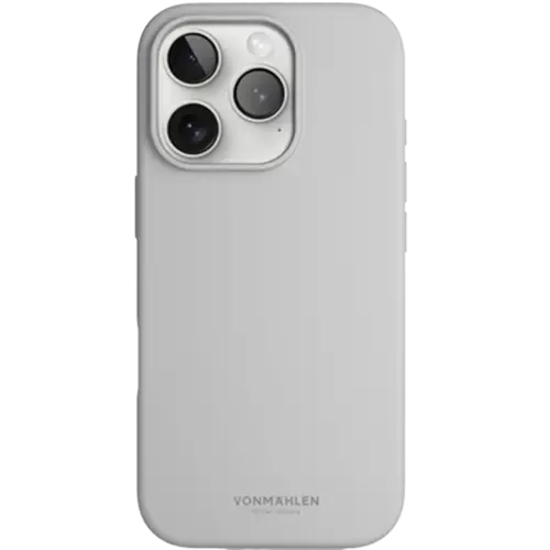 Vonmählen Soft Silicone Case iPhone 16 Pro Light gray