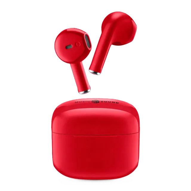 Cellularline Music & Sound Bluetooth Earphones SWAG Rot