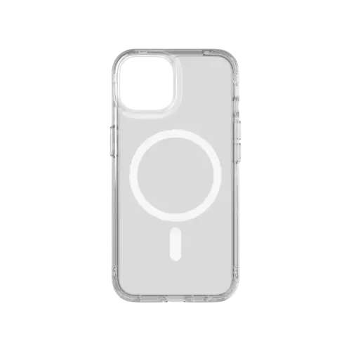 Tech21 Evo Clear Case Kompatibel mit MagSafe für iPhone 14 Transparent