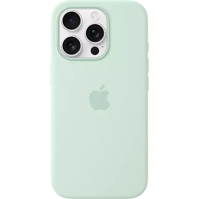 Apple Silikon Case iPhone 16 Pro Max Aquamarin