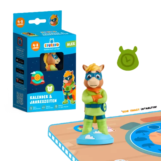 Edurino Lernfigur Alex Kalender &Jahreszeiten Bunt