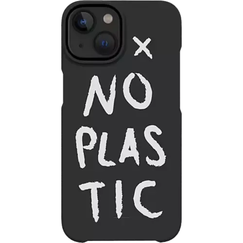 A Good Cover No Plastic Apple iPhone 14 Charcoal Black