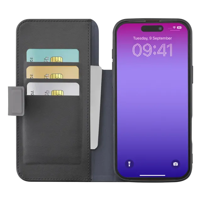 Cellularline Book Agenda 2 Case für Apple iPhone 17 Pro Max Black