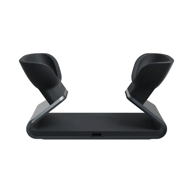 Mophie AirPods Max Ladestation mit magnetischem USB-C & kabellosem Ladepad Schwarz