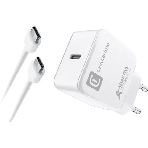 Cellularline USB-C Charger Kit Samsung 15W Weiß