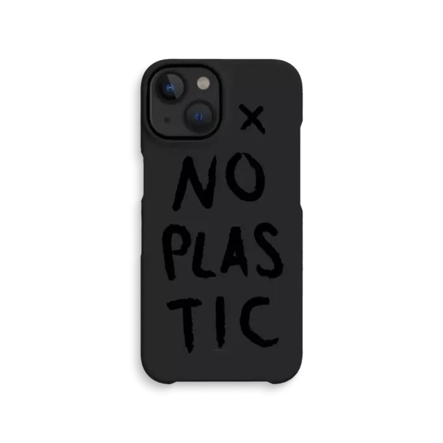 agood Back Case No plastic iPhone 14 Charcoal Black