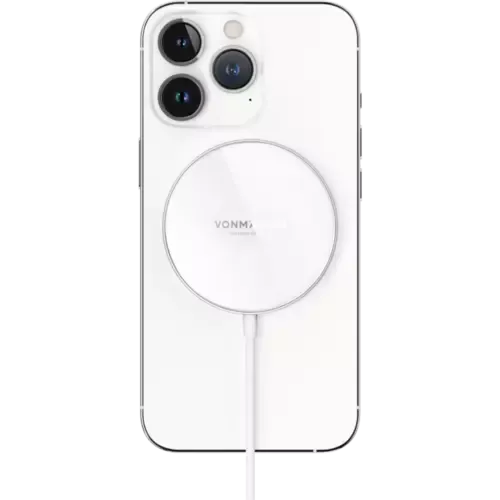 Vonmählen Aura Mini Magnetic Wireless Charging Pad Weiß