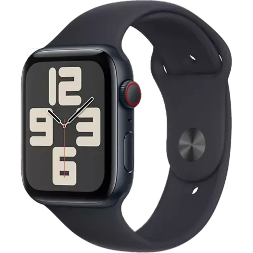 Apple Watch SE (2023) Aluminium Sportarmband Mitternacht/Mitternacht M/L