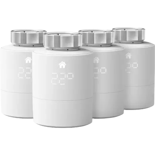 tado° Smartes Heizkörper-Thermostat - Quattro Pack Zusatzprodukte für Einzelraumsteuerung intelligente Heizungssteuerung Weiß