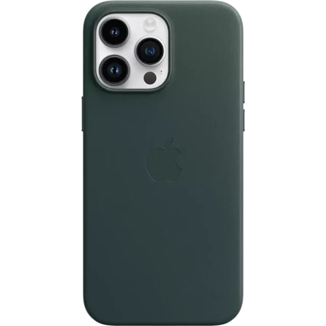Apple iPhone 14 Pro Max Leder Case mit MagSafe Waldgrün