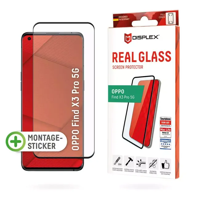 Displex Real Glass 3D Oppo Find X3 Pro 5G Transparent