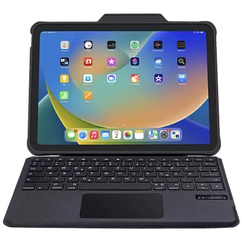 DEQSTER Rugged Touch Keyboard Apple iPad 10.9" Schwarz