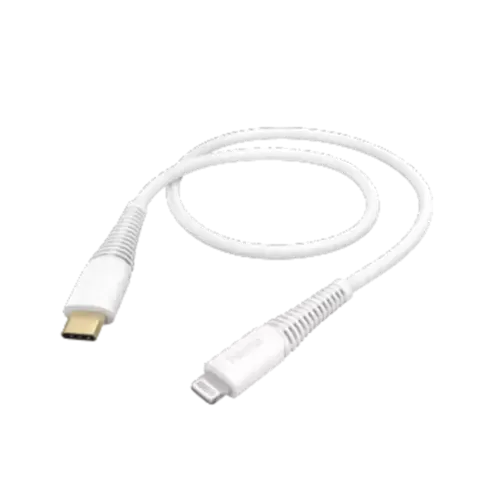 Hama Ladekabel, USB-C - Lightning, 1,5 m Weiß