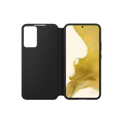 Samsung Clear View Cover Galaxy S22+ Schwarz