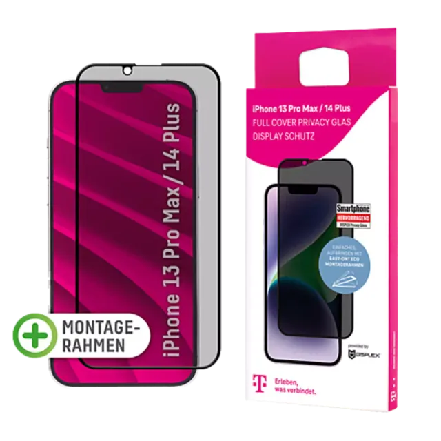 Displex Privacy Display Glas Apple iPhone 14 Plus Transparent