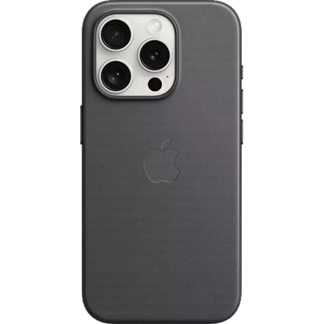 Apple Feingewebe Case iPhone 15 Pro Max mit MagSafe Schwarz