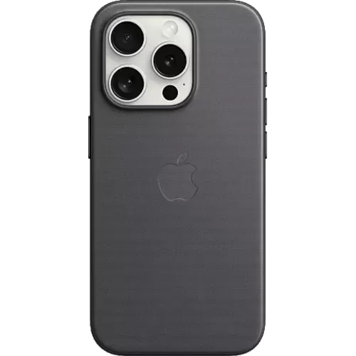 Apple Feingewebe Case iPhone 15 Pro Max mit MagSafe Schwarz
