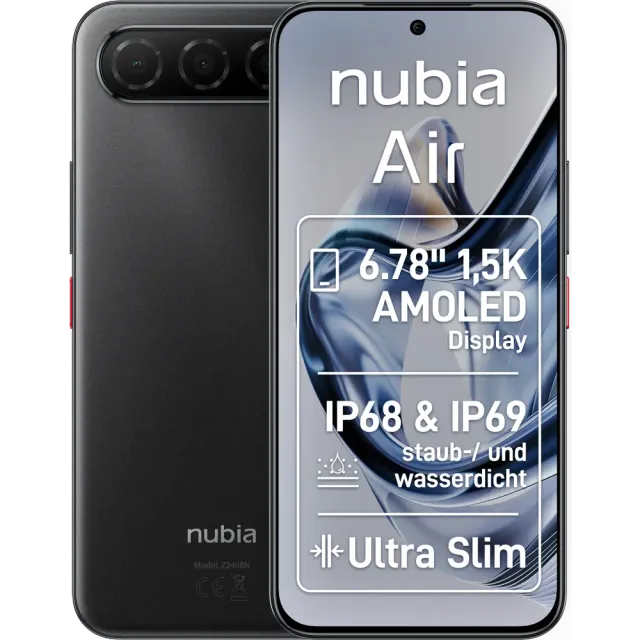 Nubia Air 5G 256 GB Titanium Black