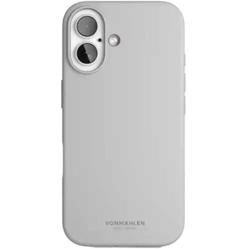 Vonmählen Soft Silicone Case iPhone 16 Plus Light gray